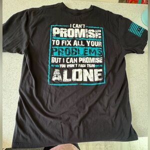 Mens Don’t Face Your Demons Alone t-shirt XXL